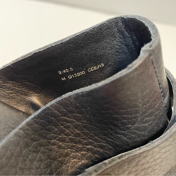 Kork Ease Korks Felisa Black Leather Studded Platform Mules Size 9M - Picture 7 of 10